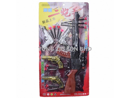 8703-1#SOFT BULLET TOY GUN SET